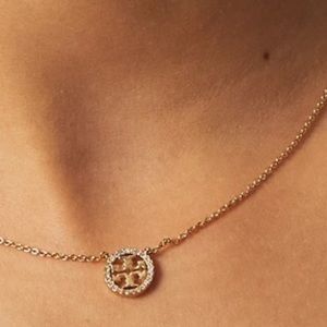 NWOT TORY Pave necklace
